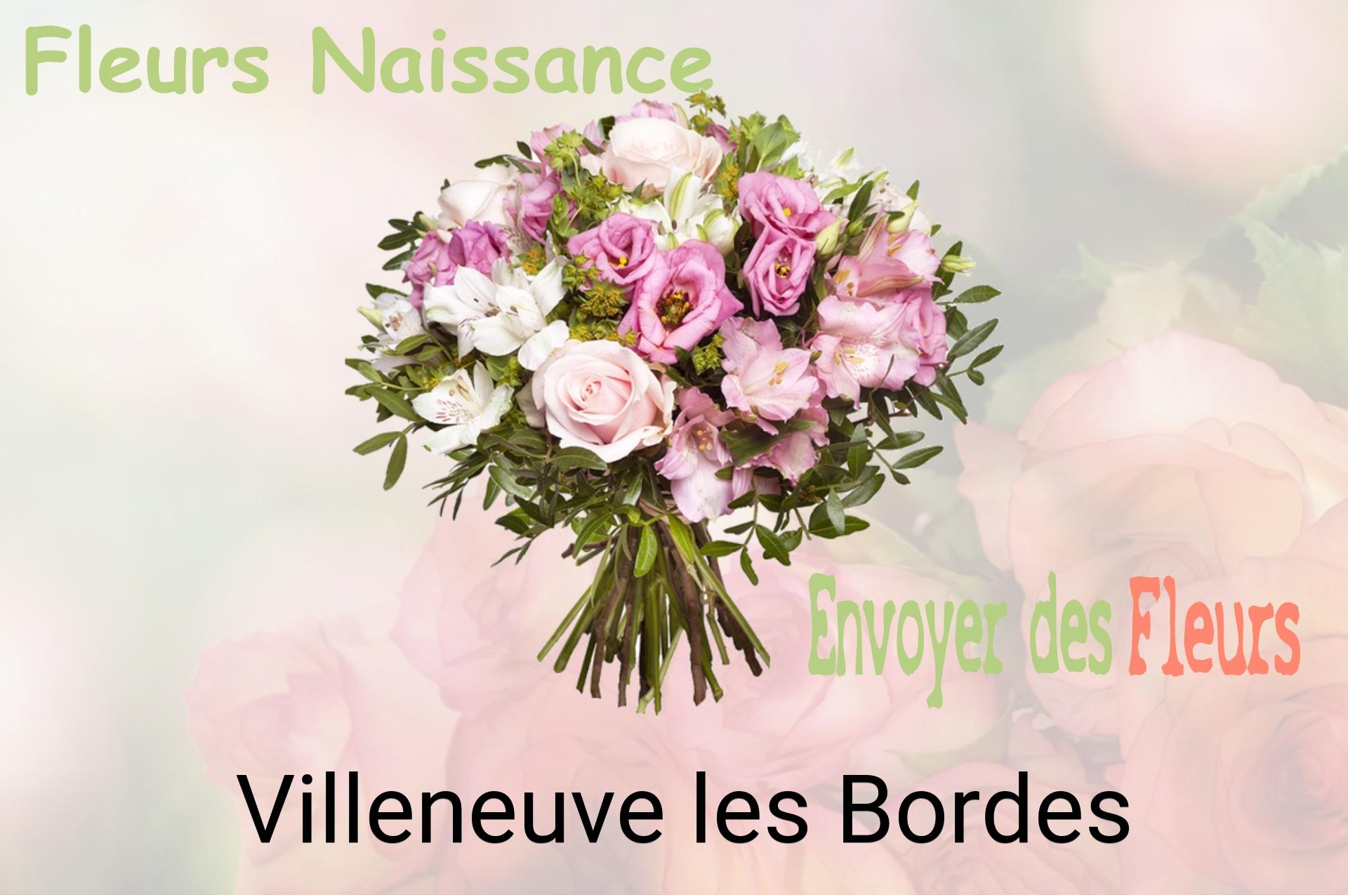 Bouquet de fleurs de naissance livré à Villeneuve-les-Bordes